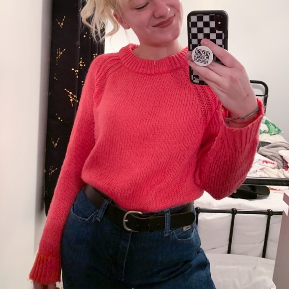 Pink Knit Sweater - Picture 2 of 4